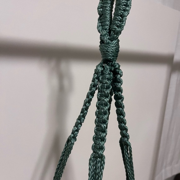 Green Macrame Cat Bed - Picture 4 of 10
